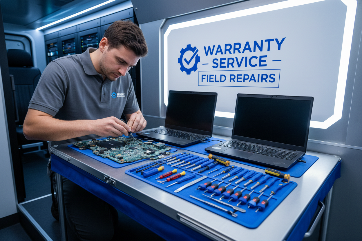 Warranty field repairs for Dell and Lenovo