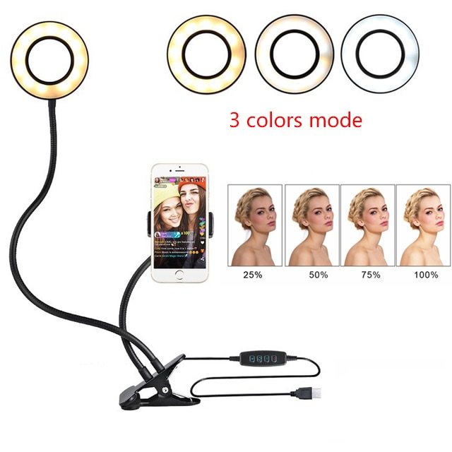 LED 3inch Selfie Ring Light and Adjustable Stand