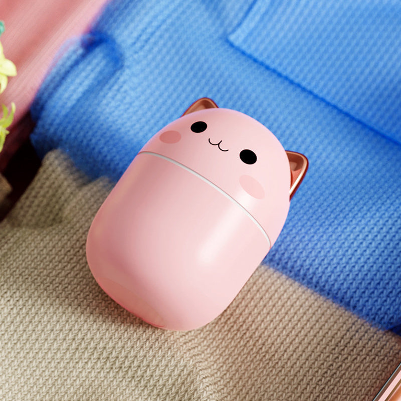 Cute Cat Ultra-Silent Air Humidifier/Purifier/Aromatherapy With Led Cool Mist Spray