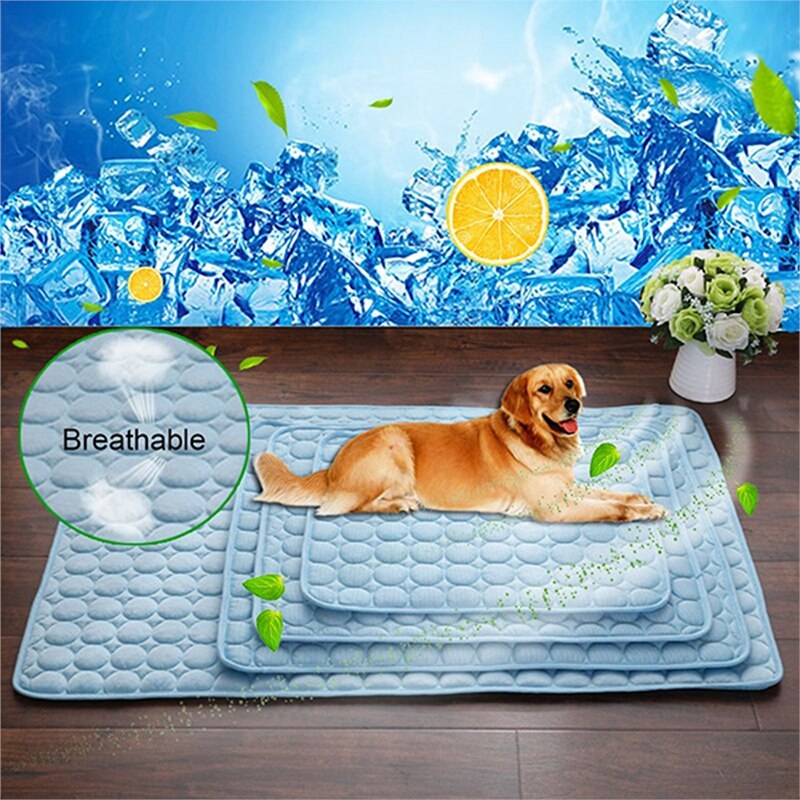 Pet Dog/Cat Ice Silk Cold Nest Pad For Cooling In Summer