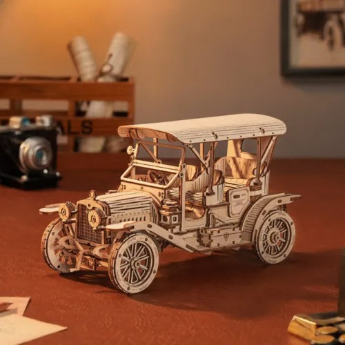 3D Wooden Puzzle DIY Model Vintage Car