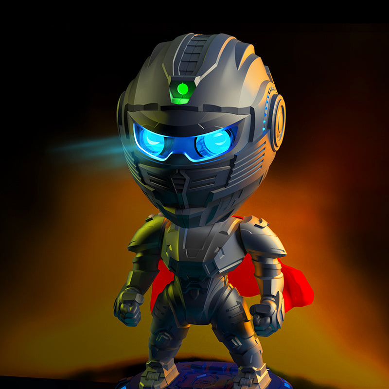 Mecha Samurai Starry Sky Projection Night Light, An Ambient Light That Can Be Customized