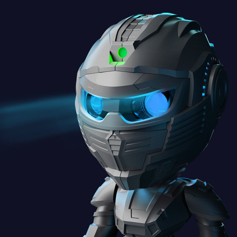 Mecha Samurai Starry Sky Projection Night Light, An Ambient Light That Can Be Customized