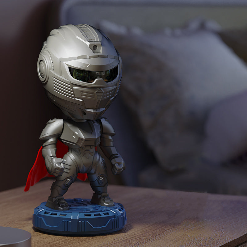 Mecha Samurai Starry Sky Projection Night Light, An Ambient Light That Can Be Customized